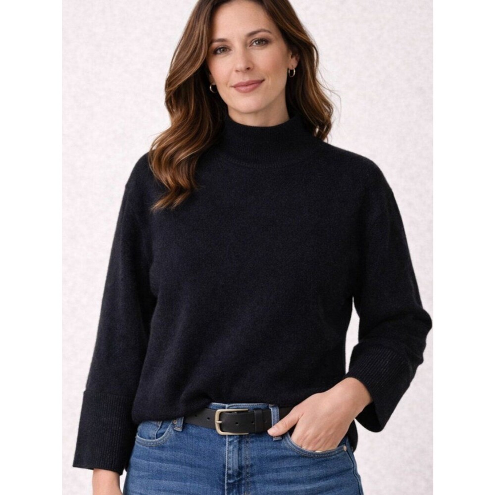 & Other Stories Wool Mock Neck Sweater
